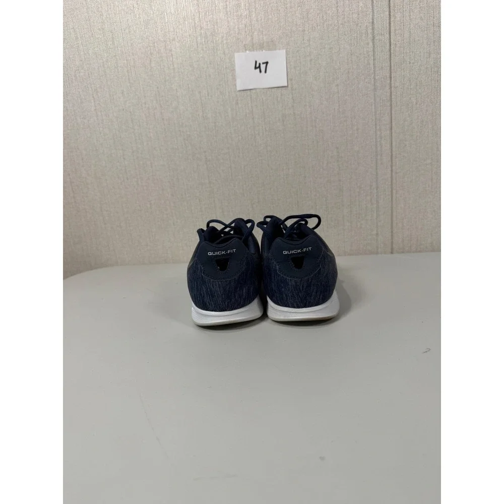 Skechers Go Step Lite Womens Navy Blue Goga Max Walking Shoes Sneakers size 7.5